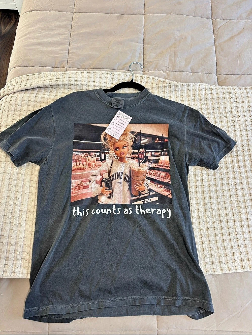 Comfort Colors Graphic Short Sleeve Tee in dark Gray